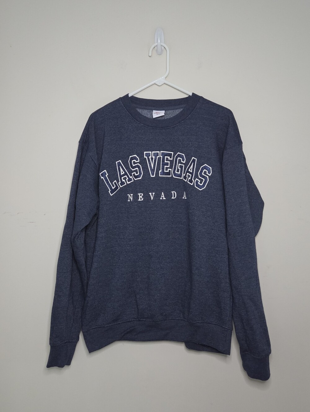 Women’s Navy Blue Crazy Apparel Las Vegas Sweatshirt Size: X-Large